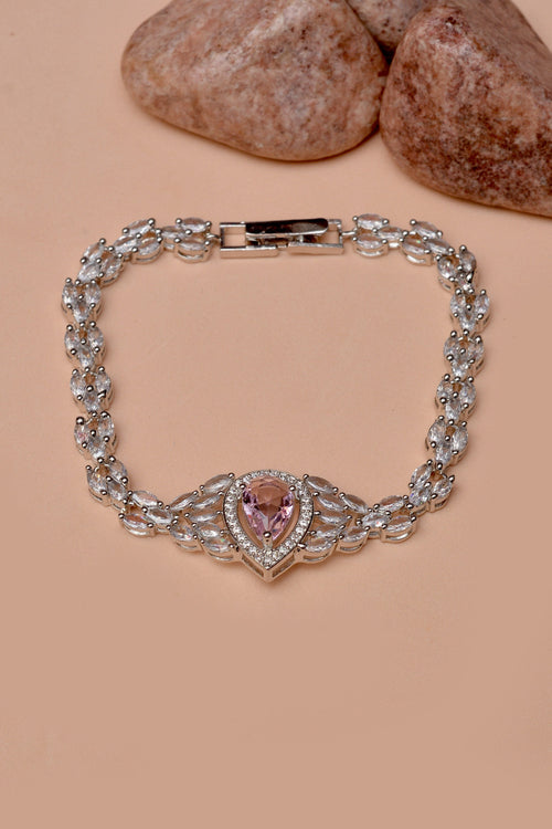 Party Wear Pink Bracelet