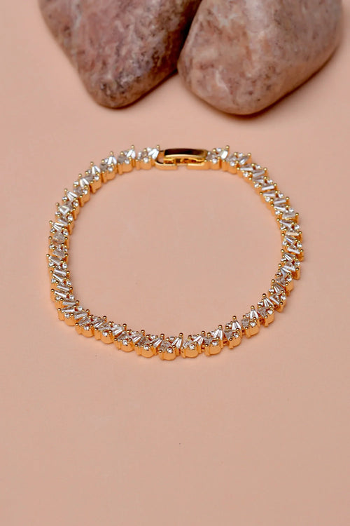 Party Wear Golden Bracelet
