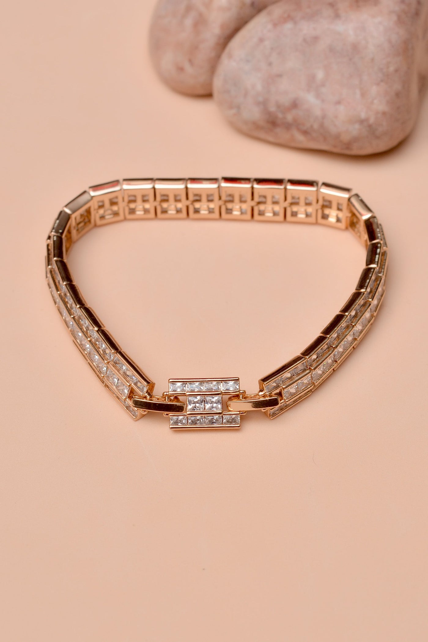 Party Wear Golden Bracelet