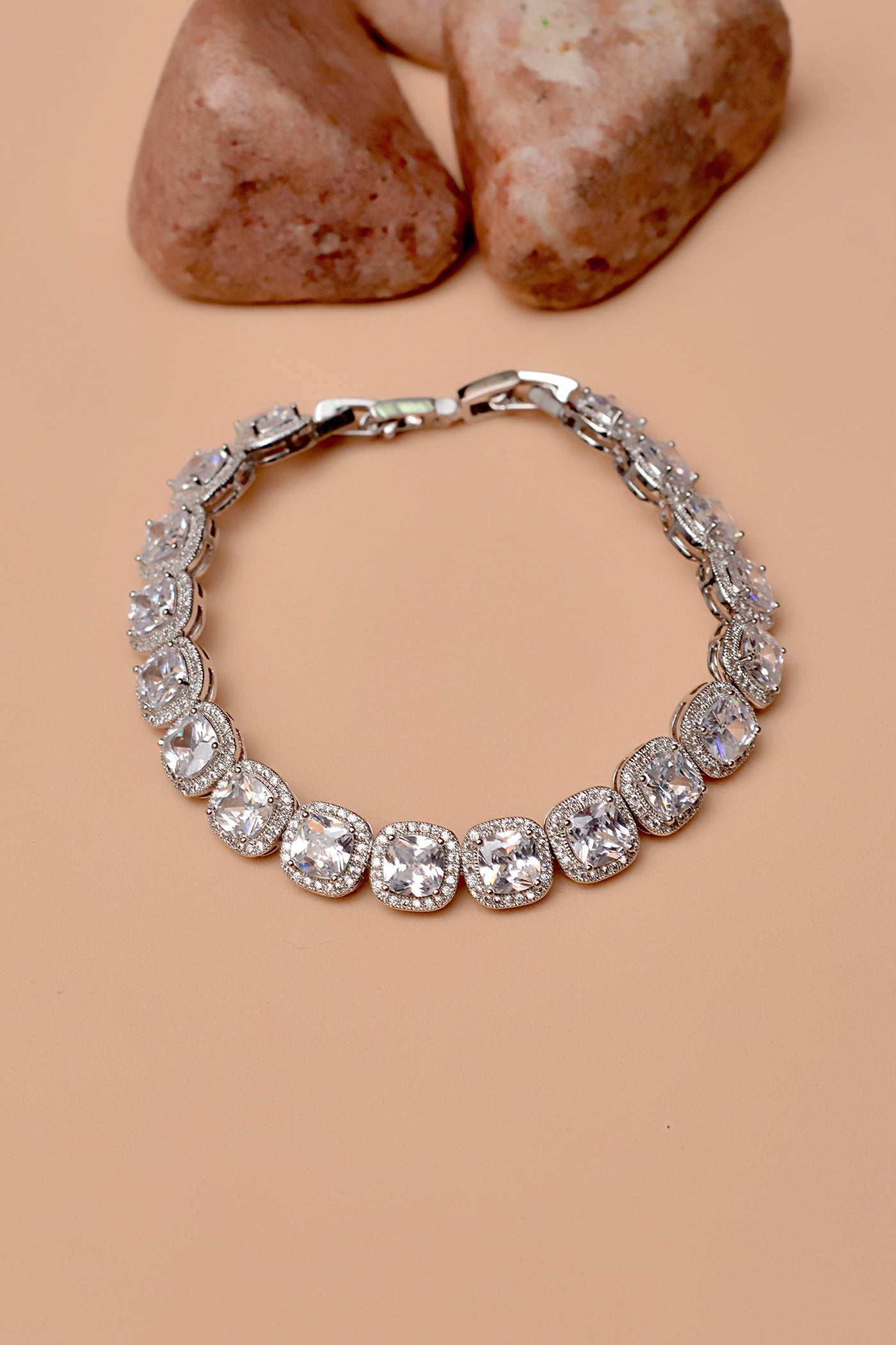 Party Wear Silver Bracelet
