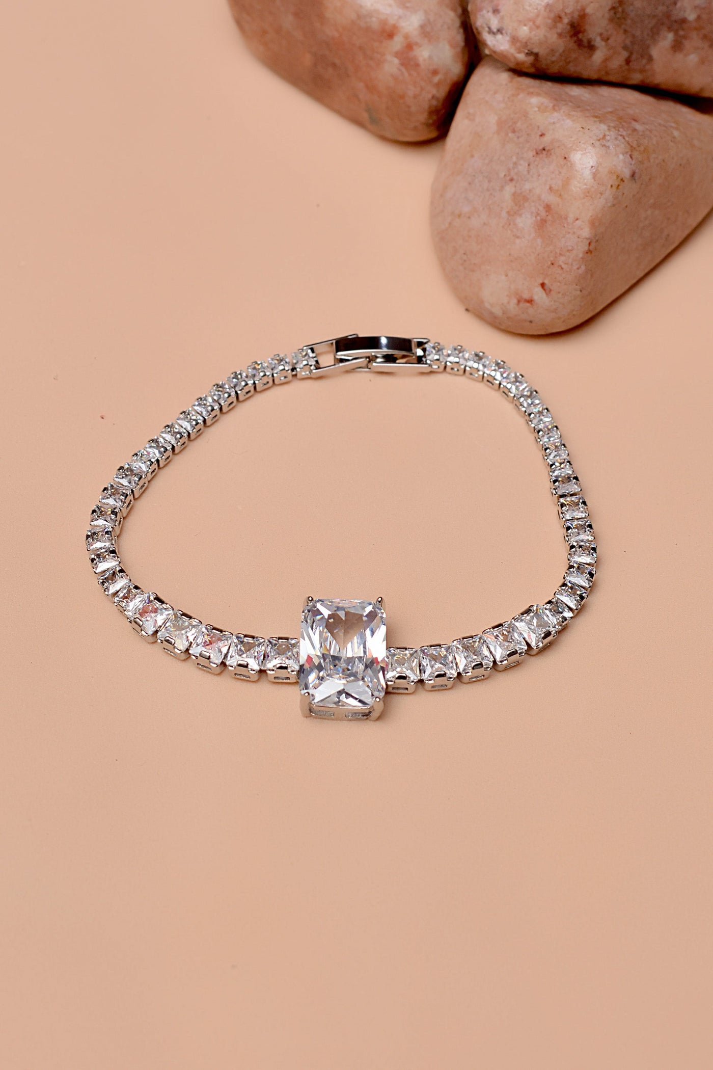 Party Wear Silver Bracelet
