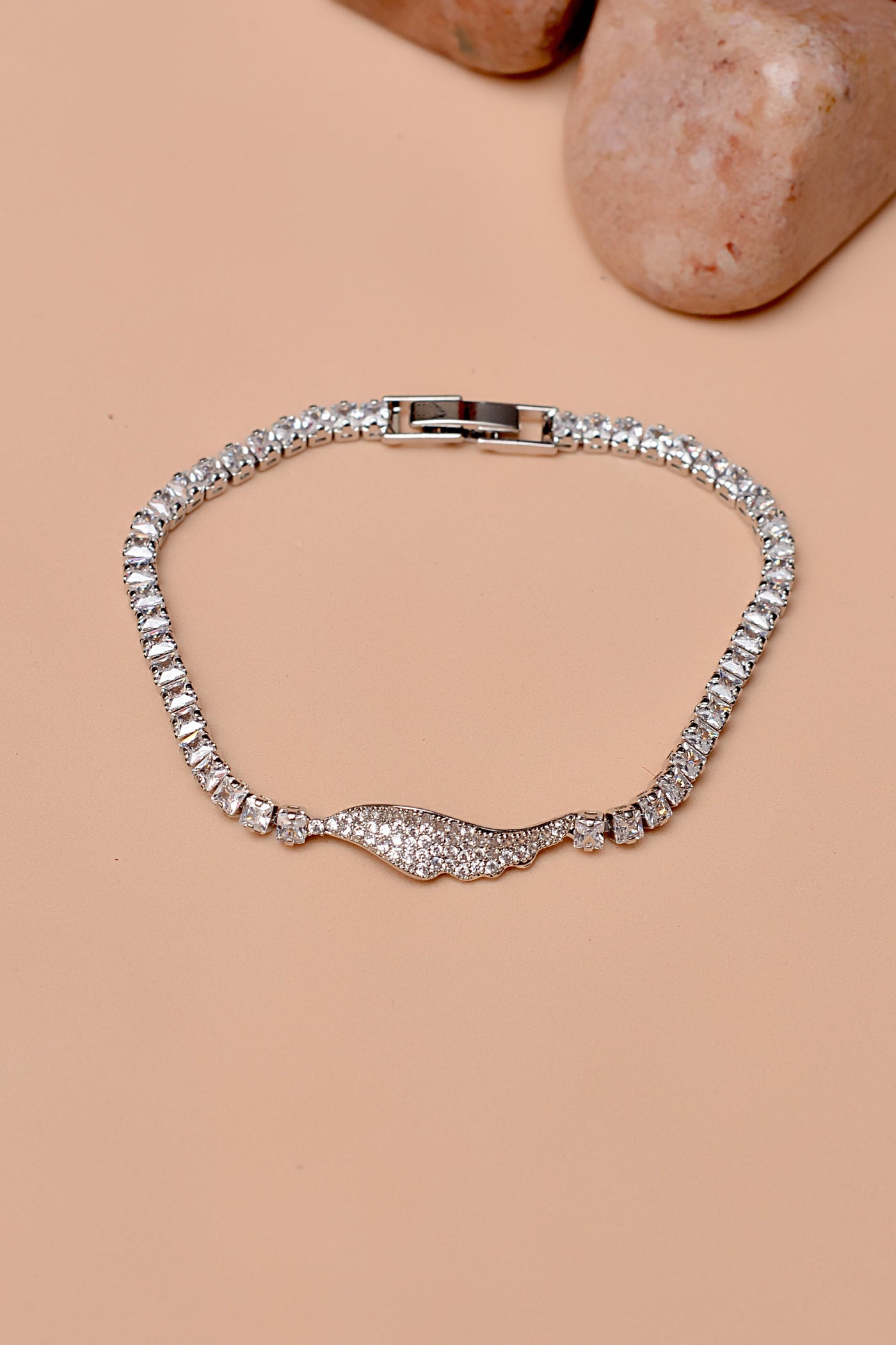 Party Wear Silver Bracelet