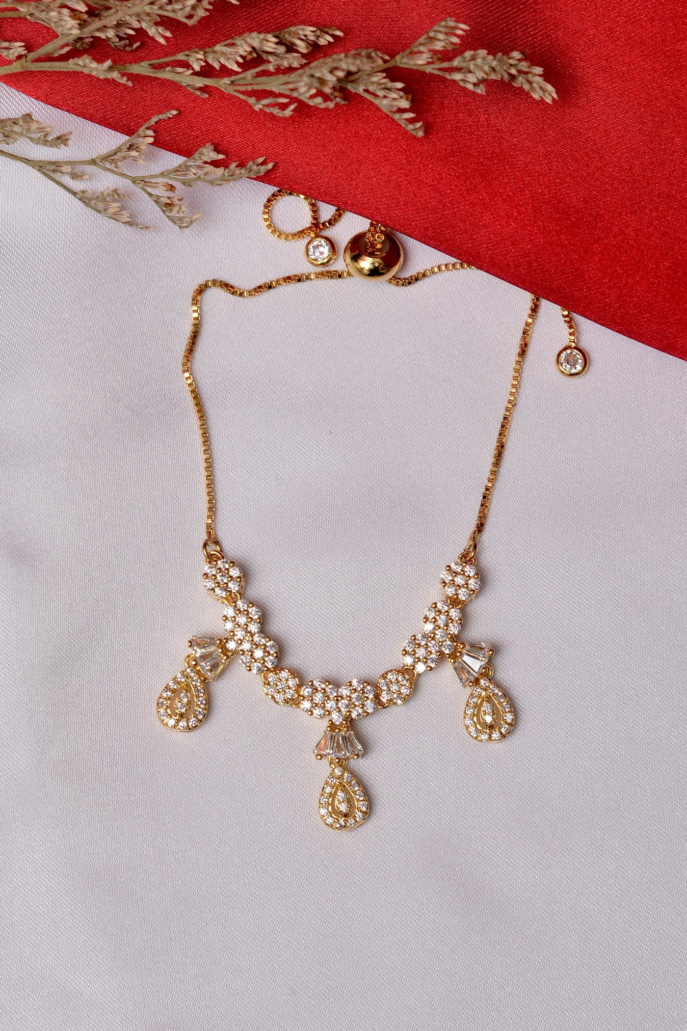 Party Wear Golden Bracelet