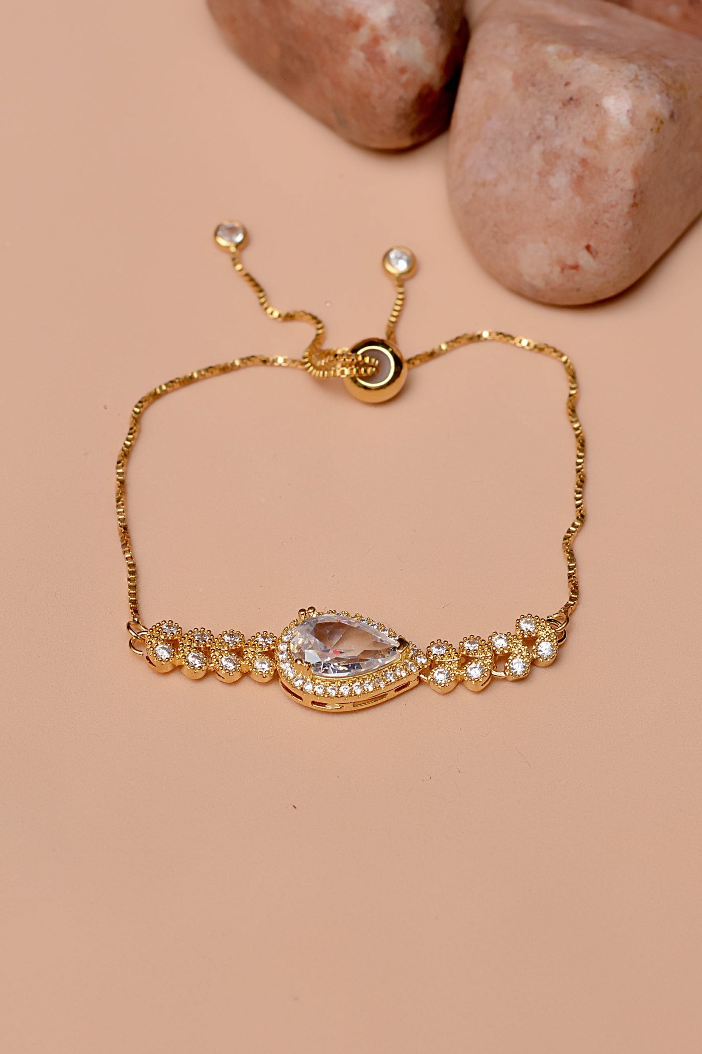 Party Wear Golden Bracelet