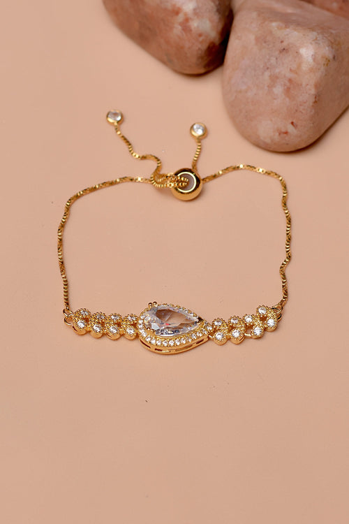 Party Wear Golden Bracelet