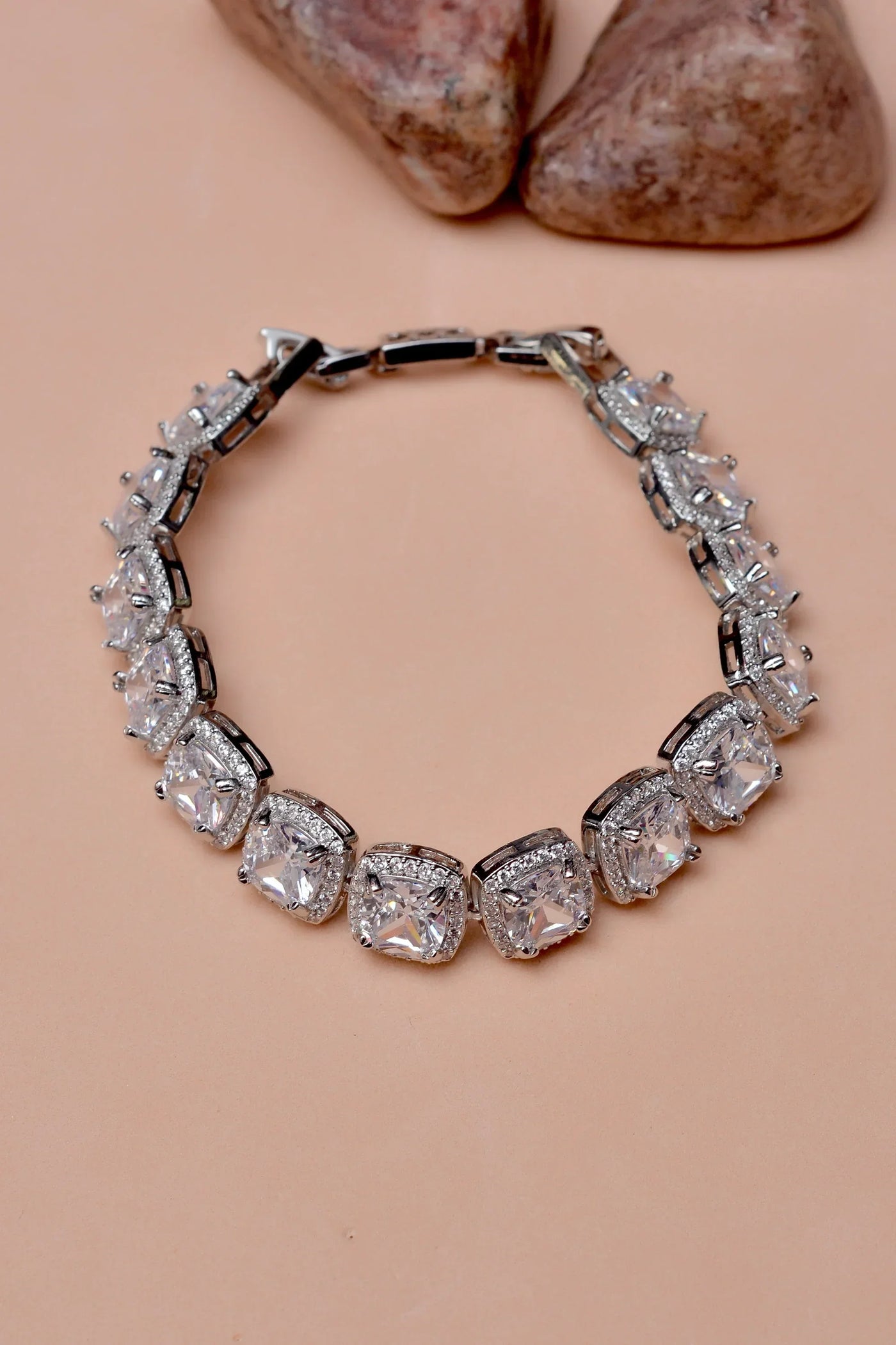 Party Wear Silver Bracelet