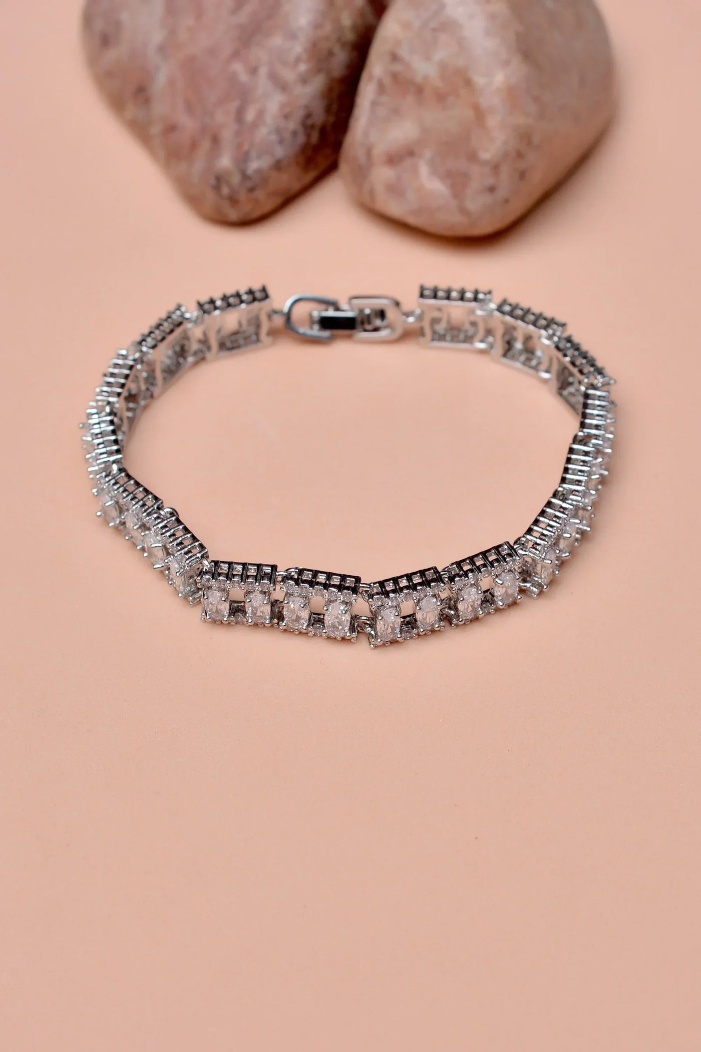 Party Wear Silver Bracelet