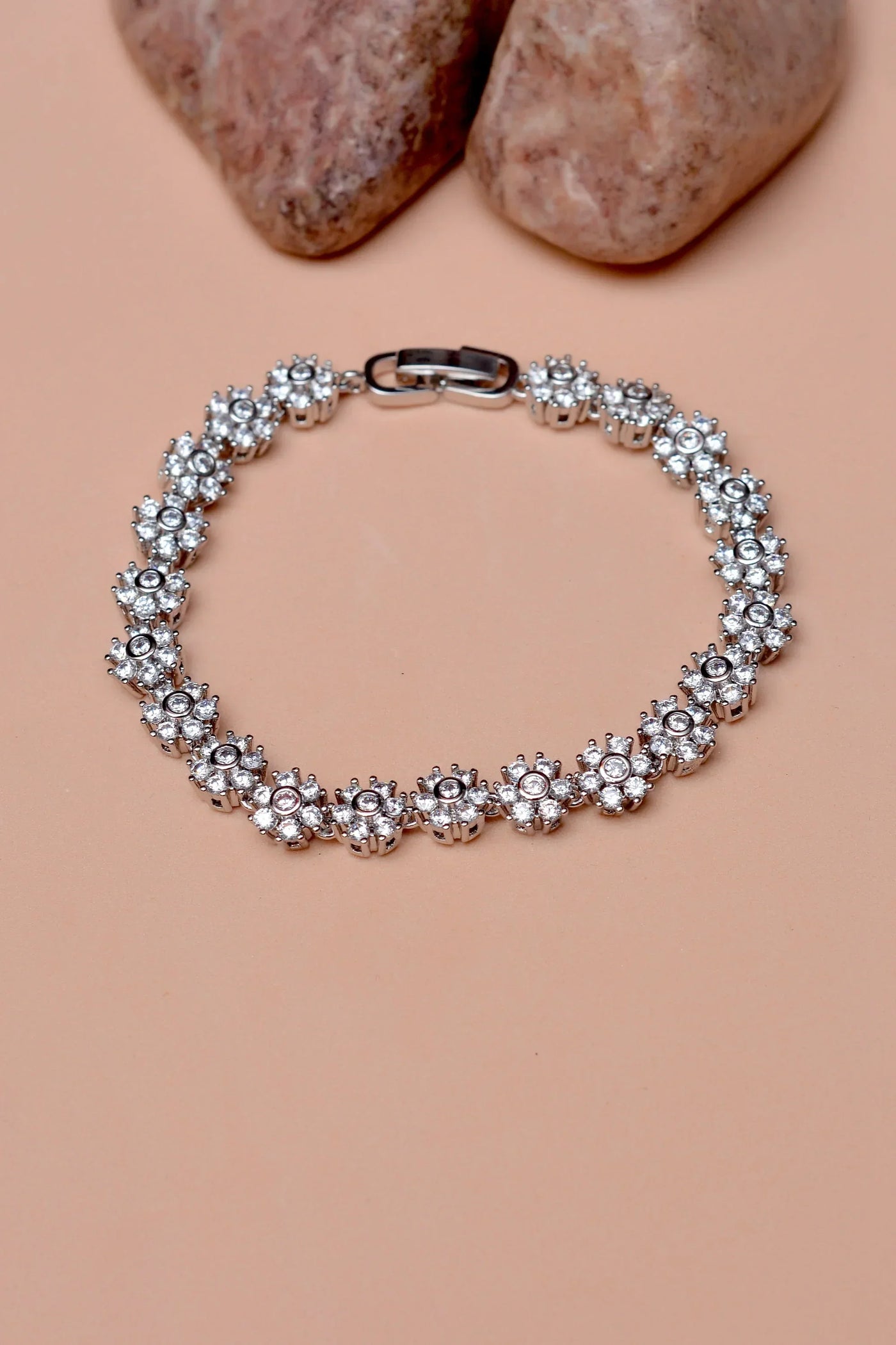 Party Wear Silver Bracelet