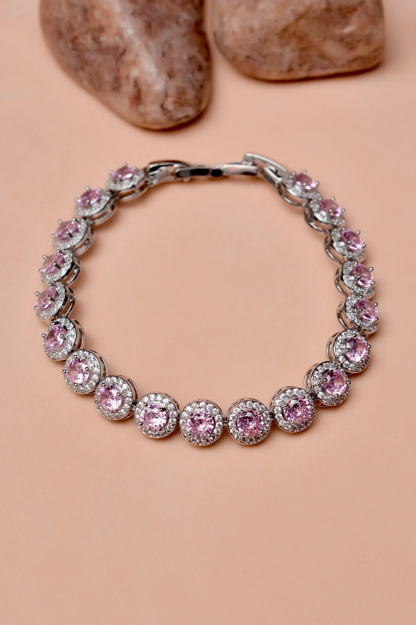 Party Wear Pink Bracelet
