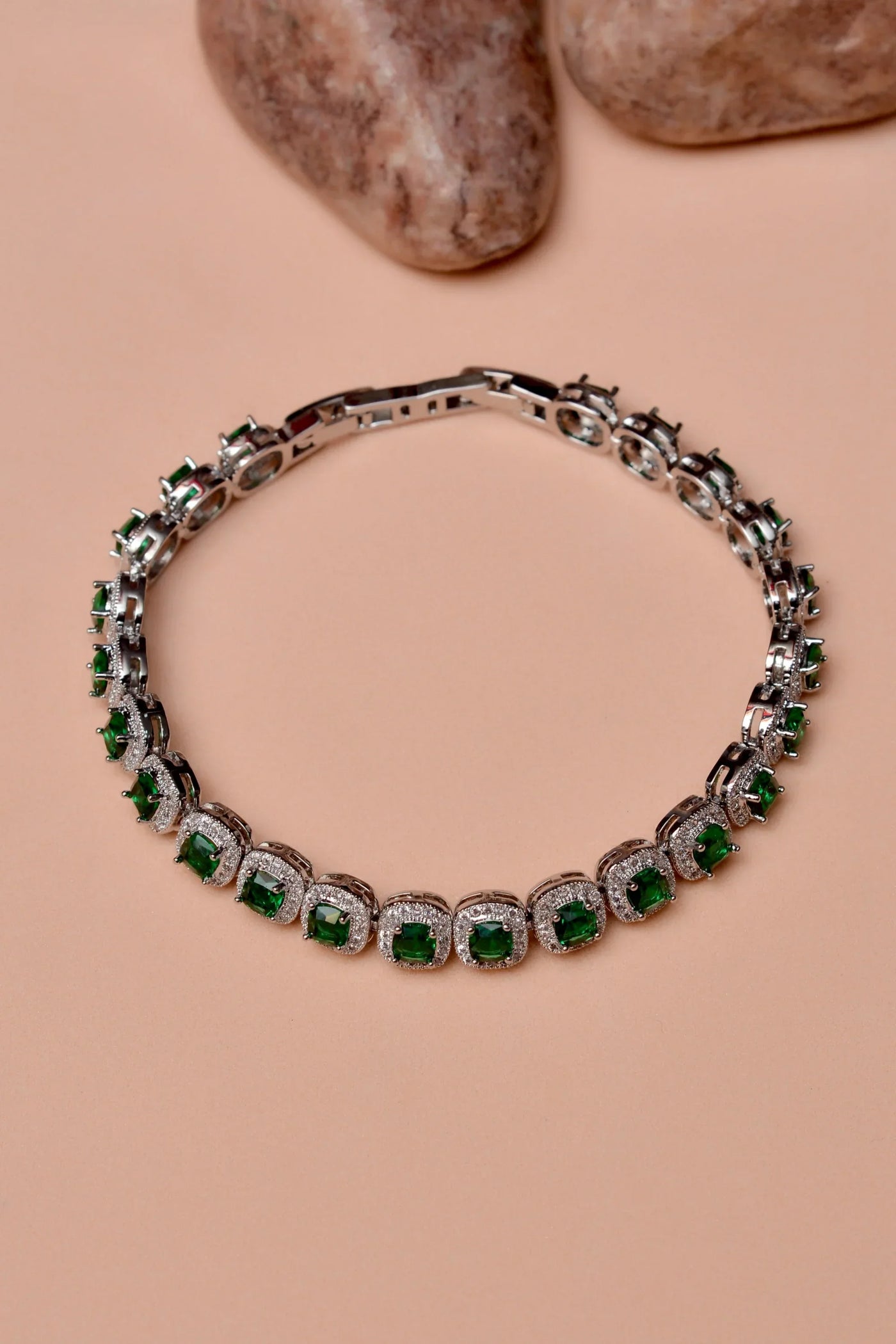 Party Wear Green Bracelet