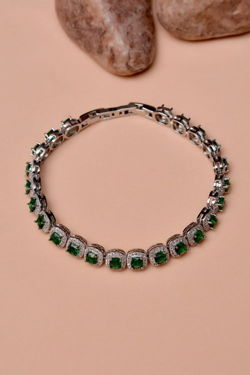 Party Wear Green Bracelet