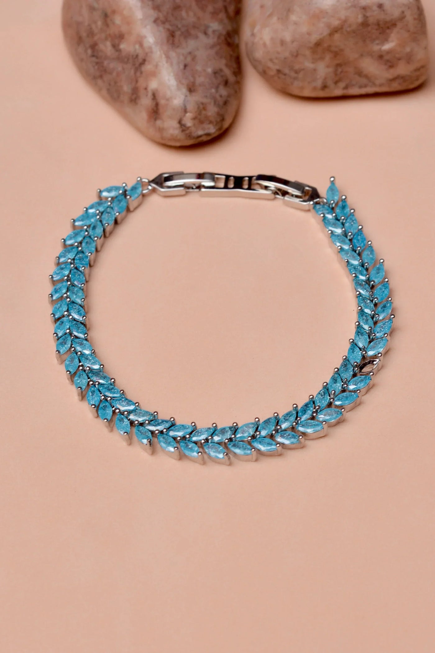 Party Wear Blue Bracelet