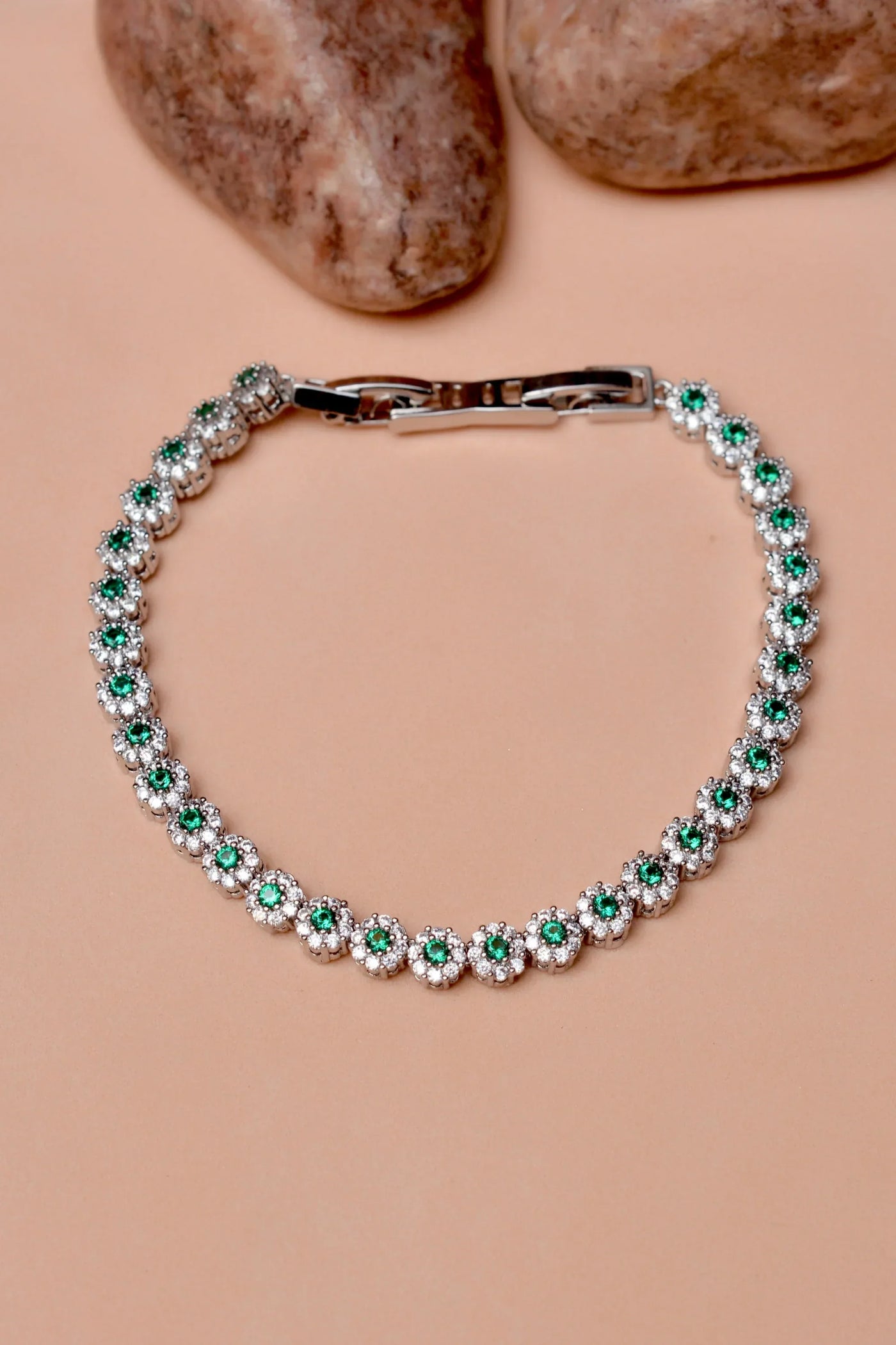 Party Wear Green Bracelet