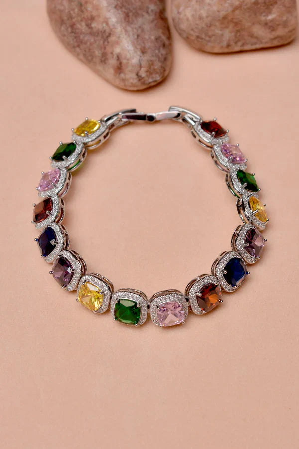 Party Wear Green Bracelet