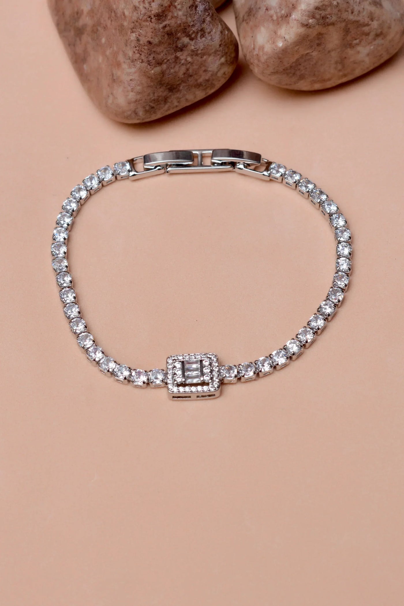 Party Wear Silver Bracelet