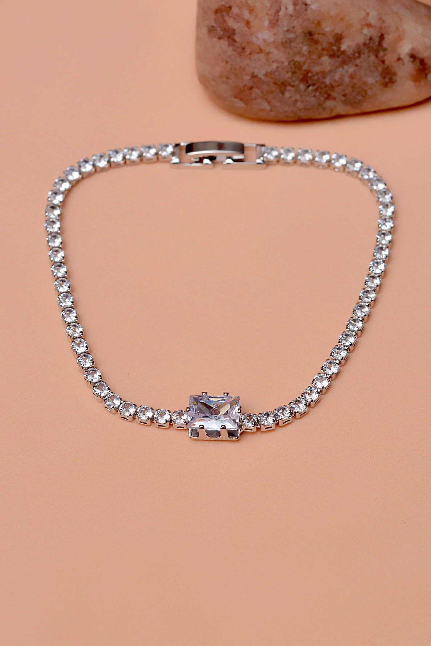 Party Wear Silver Bracelet