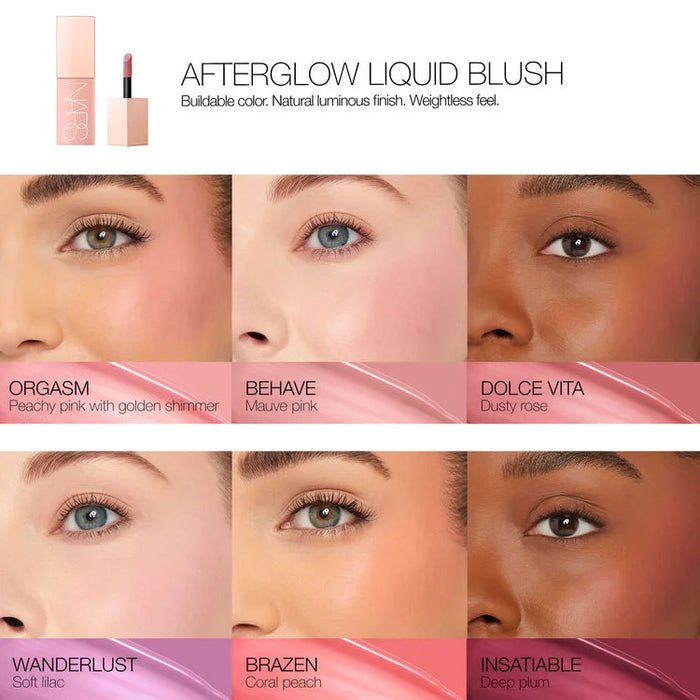 NARS Afterglow Liquid Blush- (Dolce Vita)